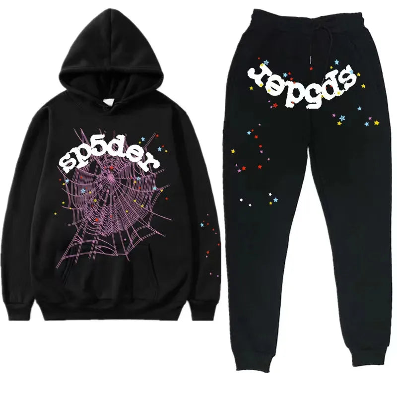 Sp5der Bundle Hoodie and Pants