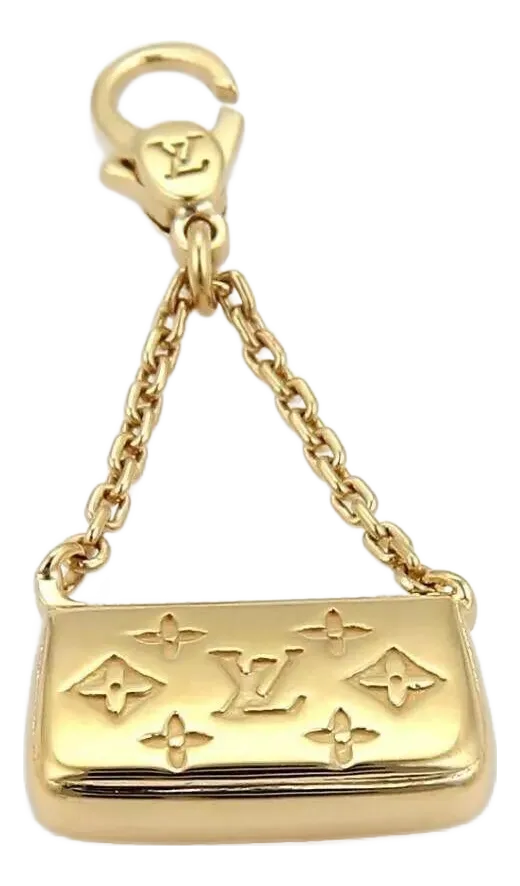 Louis Vuitton Purse Pendant + Chain