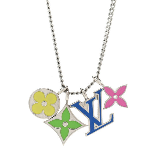 Louis Vuitton Multi Color Pendant + Chain
