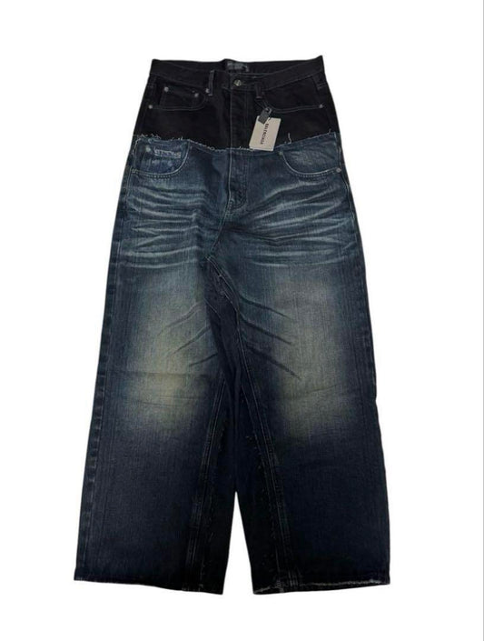 Balenciaga Cut-up Baggy Jeans